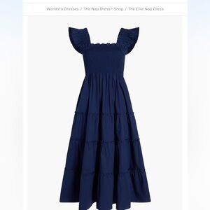 Hill House Navy Midi Dress